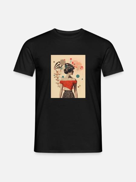 Scorpio collage - Men's T-Shirt - black