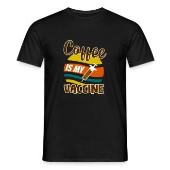 Kaffee Cappuccino Latte Macchiato Coffee - Männer T-Shirt - Schwarz - Vorne - AI Model Male 178 light (178cm)