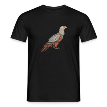 Eagle, Bird, Bird of Prey, Feather, Animal, Wildlife, Feather - Men's T-Shirt - black - Front - AI Model Male 178 light (178cm)
