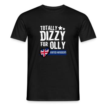 Schwindlig UK EUROVISION - Männer T-Shirt - Schwarz - Vorne - AI Model Male 178 light (178cm)