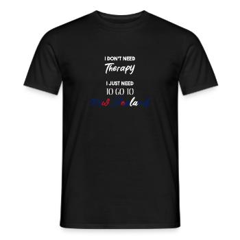 New Zealand Holiday Gift Idea Funny Saying - Men's T-Shirt - black - Front - AI Model Male 178 light (178cm)