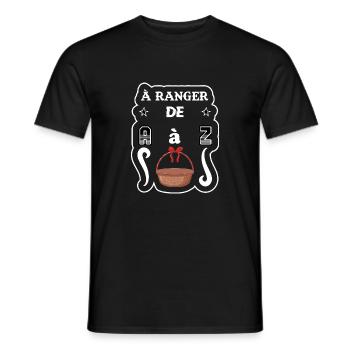T-shirt à Ranger de A à Z 2025 - T-shirt homme - noir - Devant - AI Model Male 178 light (178cm)