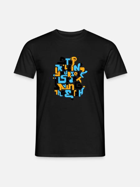 stopkillingyaself_3f - Männer T-Shirt - Schwarz