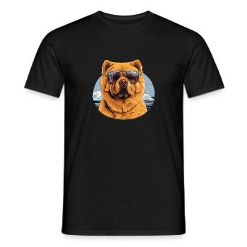Chow Chow 2 - Männer T-Shirt - Schwarz - Vorne - AI Model Male 178 light (178cm)