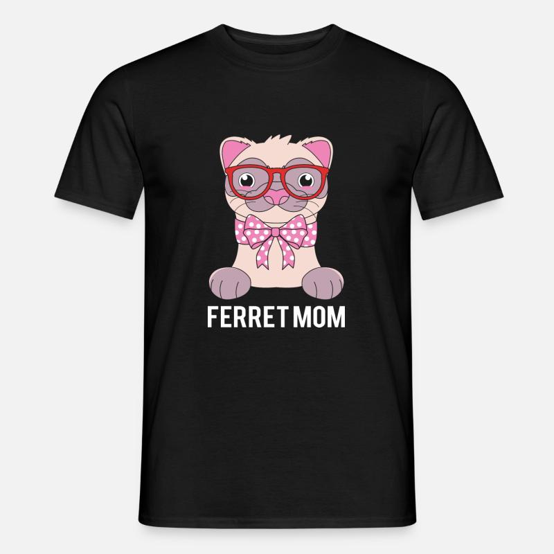 Frettchen - Männer T-Shirt - Schwarz