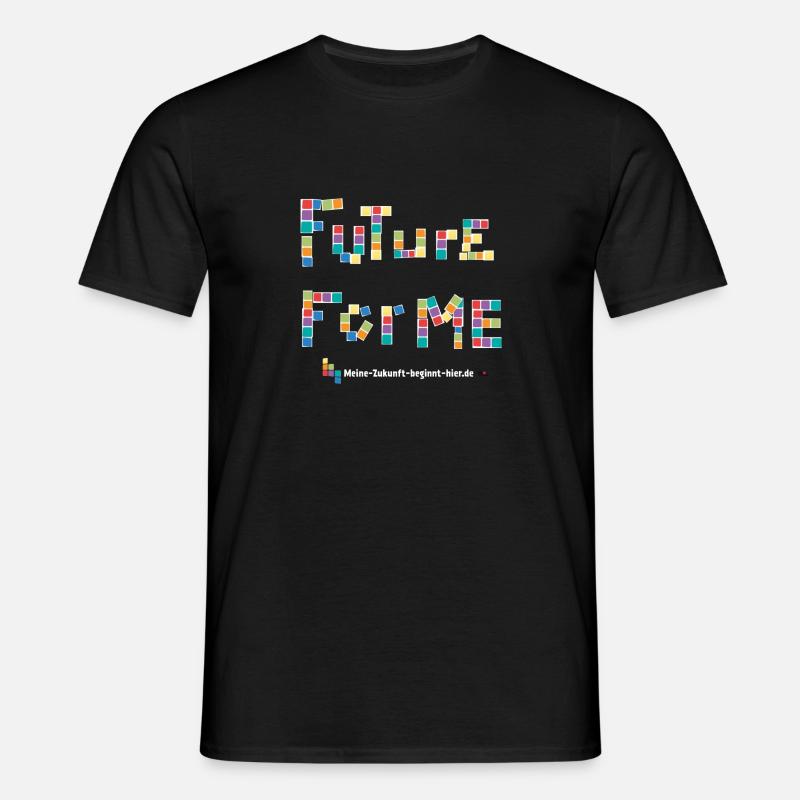 FUTUREFORME white - Men's T-Shirt - black