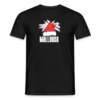 Christmas in mallorca - Men's T-Shirt - black - Front - AI Model Male 178 light (178cm)