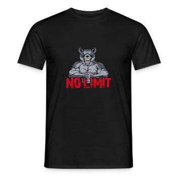 Musculation Musculation Renforcement musculaire Perte de graisse sans limite - T-shirt homme - noir - Devant - AI Model Male 178 light (178cm)