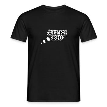 Alles Bio - Männer T-Shirt - Schwarz - Vorne - AI Model Male 178 light (178cm)