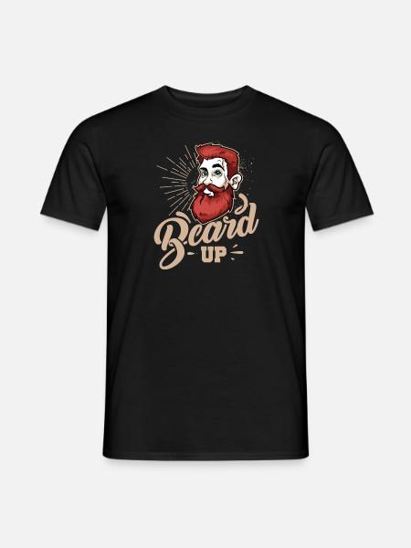 Beard Up - Men's T-Shirt - black