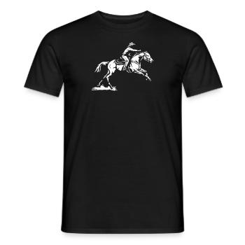 Course - T-shirt homme - noir - Devant - AI Model Male 178 light (178cm)