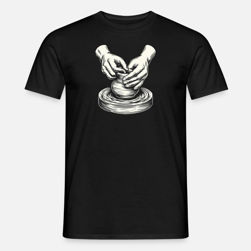 Make pottery - Men’s T-shirt - black