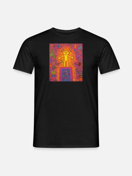 STREET ART IMAGINATION - Men's T-Shirt - black