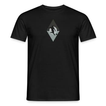 Defender Football - Men's T-Shirt - black - Front - AI Model Male 178 light (178cm)