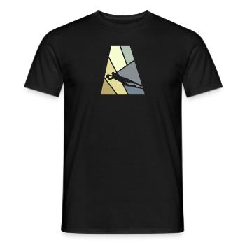 Défenseur Gardien de but de football - T-shirt homme - noir - Devant - AI Model Male 178 light (178cm)