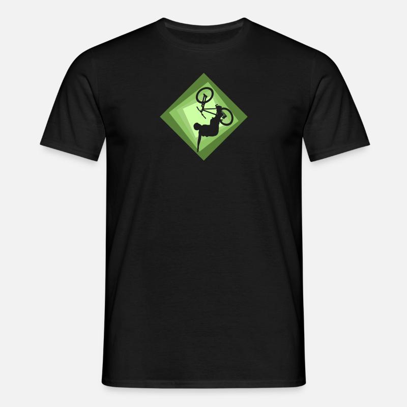 Freeride Mountainbiking - Männer T-Shirt - Schwarz