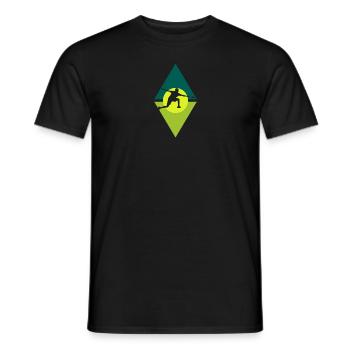Joueur de badminton Badminton Effacer - T-shirt homme - noir - Devant - AI Model Male 178 light (178cm)