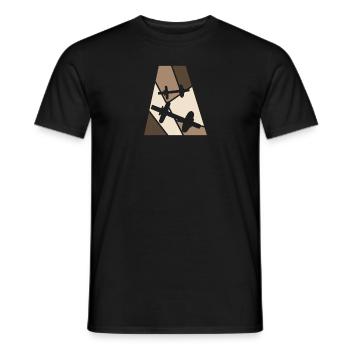 Weight Lifting Deadlift - Men's T-Shirt - black - Front - AI Model Male 178 light (178cm)