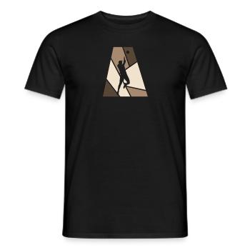 Beach Volleyball Volleyball Volleyball Player - Men's T-Shirt - black - Front - AI Model Male 178 light (178cm)