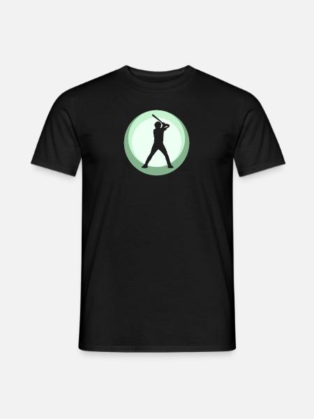 Baseball player baserunner - Men's T-Shirt - black