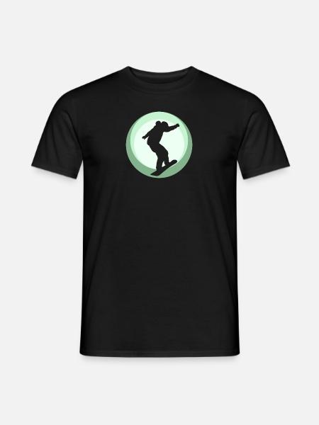 Snowboard Snowboarder - T-shirt homme - noir
