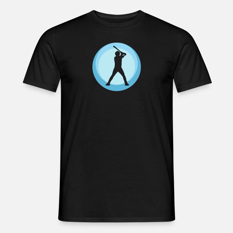 Baserunner Batting - Männer T-Shirt - Schwarz