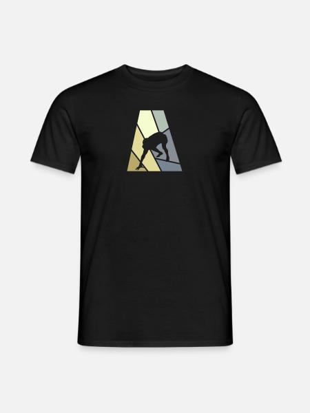 Rugby Quarterback - Men's T-Shirt - black