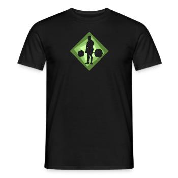 Deadlift Bodybuilding - Men's T-Shirt - black - Front - AI Model Male 178 light (178cm)