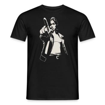 Don't do that! - Men's T-Shirt - black - Front - AI Model Male 178 light (178cm)