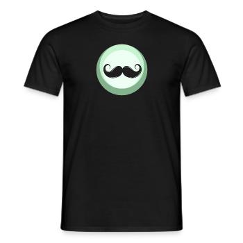 Bart Schnurrbart Gentleman - Männer T-Shirt - Schwarz - Vorne - AI Model Male 178 light (178cm)