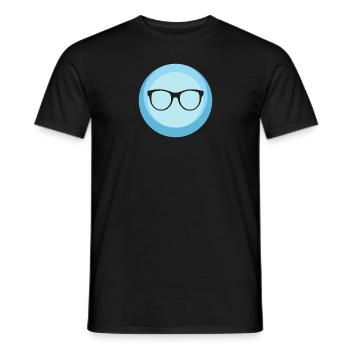 Lesen Leseratte - Männer T-Shirt - Schwarz - Vorne - AI Model Male 178 light (178cm)