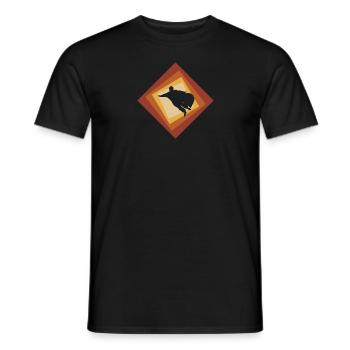 Wingsuit Fliegen Unfall Gleiten - Männer T-Shirt - Schwarz - Vorne - AI Model Male 178 light (178cm)