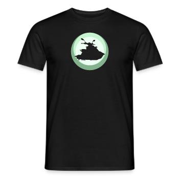 Jet Ski Bateau à moteur Ski nautique - T-shirt homme - noir - Devant - AI Model Male 178 light (178cm)