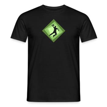 Sacs de jeu - T-shirt homme - noir - Devant - AI Model Male 178 light (178cm)