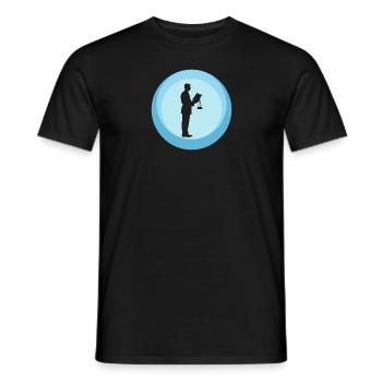 Lawyer Insurance Treatment - Men's T-Shirt - black - Front - AI Model Male 178 light (178cm)