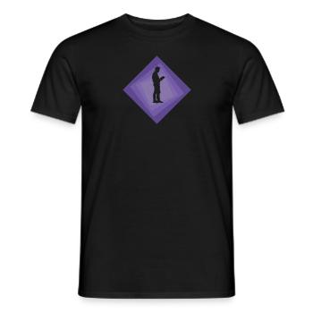 Reading Education - Men's T-Shirt - black - Front - AI Model Male 178 light (178cm)
