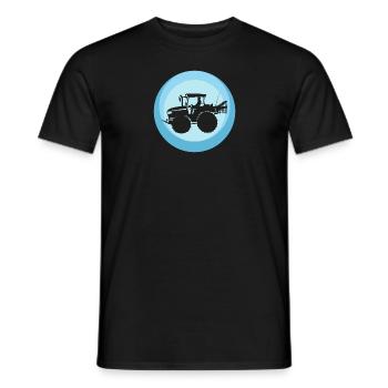 Farmer Combine Harvester Farmer - Men's T-Shirt - black - Front - AI Model Male 178 light (178cm)