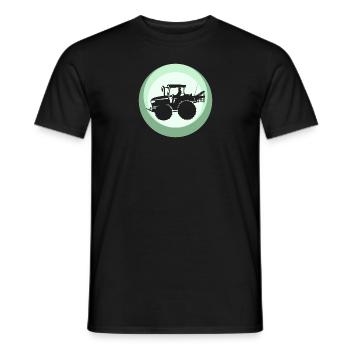 Maehdrescher Ranch - Men's T-Shirt - black - Front - AI Model Male 178 light (178cm)