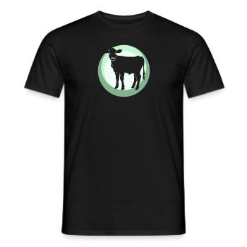Vegan Veganer - Men's T-Shirt - black - Front - AI Model Male 178 light (178cm)