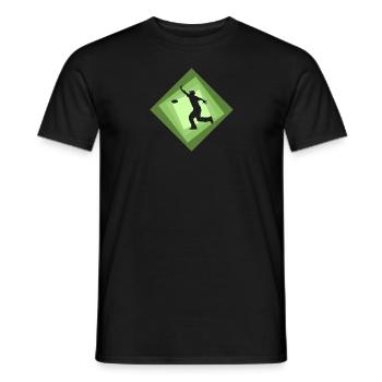 Spiel Säckchen Regeln - Männer T-Shirt - Schwarz - Vorne - AI Model Male 178 light (178cm)