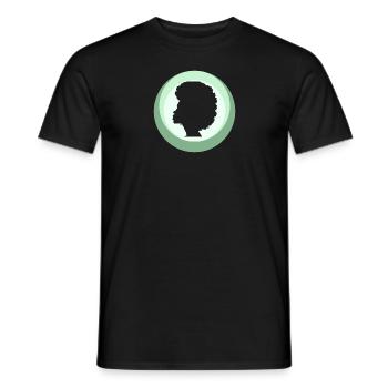 Afro 70s - Männer T-Shirt - Schwarz - Vorne - AI Model Male 178 light (178cm)