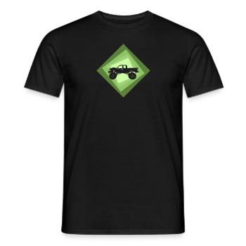 Monster Truck Motorsport Off-Road Vehicles - Men's T-Shirt - black - Front - AI Model Male 178 light (178cm)