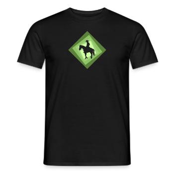 Cowboy Rodeo - Männer T-Shirt - Schwarz - Vorne - AI Model Male 178 light (178cm)