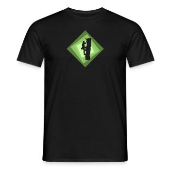 Climbing Climbing Monkey Equipment - Men's T-Shirt - black - Front - AI Model Male 178 light (178cm)