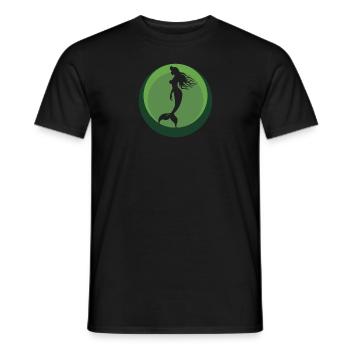 Créature mythique Marina - T-shirt homme - noir - Devant - AI Model Male 178 light (178cm)