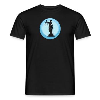 Lawyer Paragraph Treatment - Men's T-Shirt - black - Front - AI Model Male 178 light (178cm)
