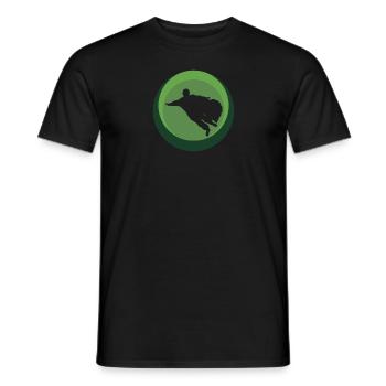 Wingsuit Fliegen Gleiter Stuntman - Männer T-Shirt - Schwarz - Vorne - AI Model Male 178 light (178cm)