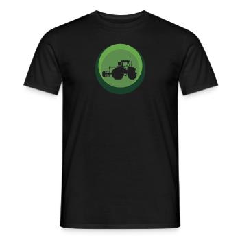 Maehdrescher Ranch Landwirt - Männer T-Shirt - Schwarz - Vorne - AI Model Male 178 light (178cm)