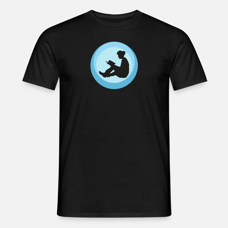 Lesen Writing - Männer T-Shirt - Schwarz
