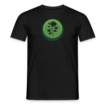 Fleuriste Arrosoir Botanique - T-shirt homme - noir - Devant - AI Model Male 178 light (178cm)